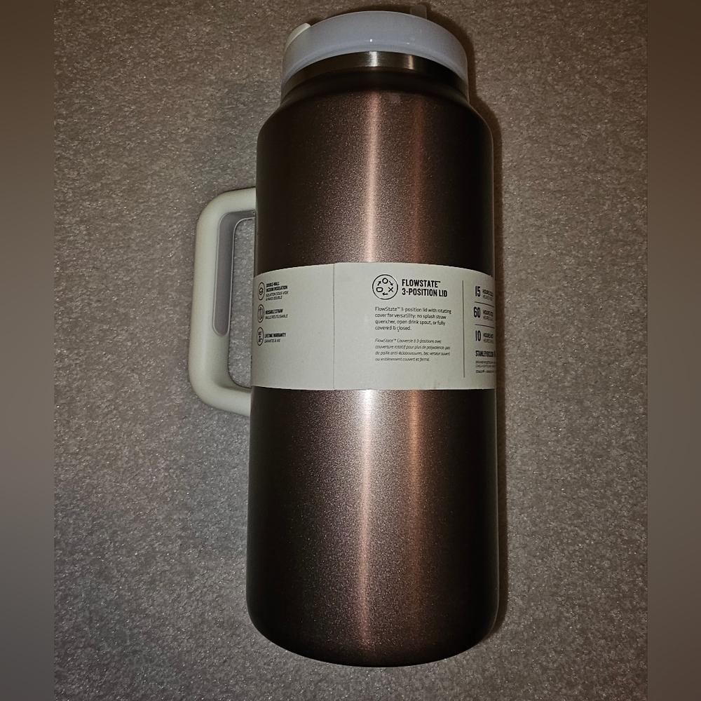 Stanley Quencher 64 oz H2.0 Tumbler - Metallic Brown - Picture 2 of 3